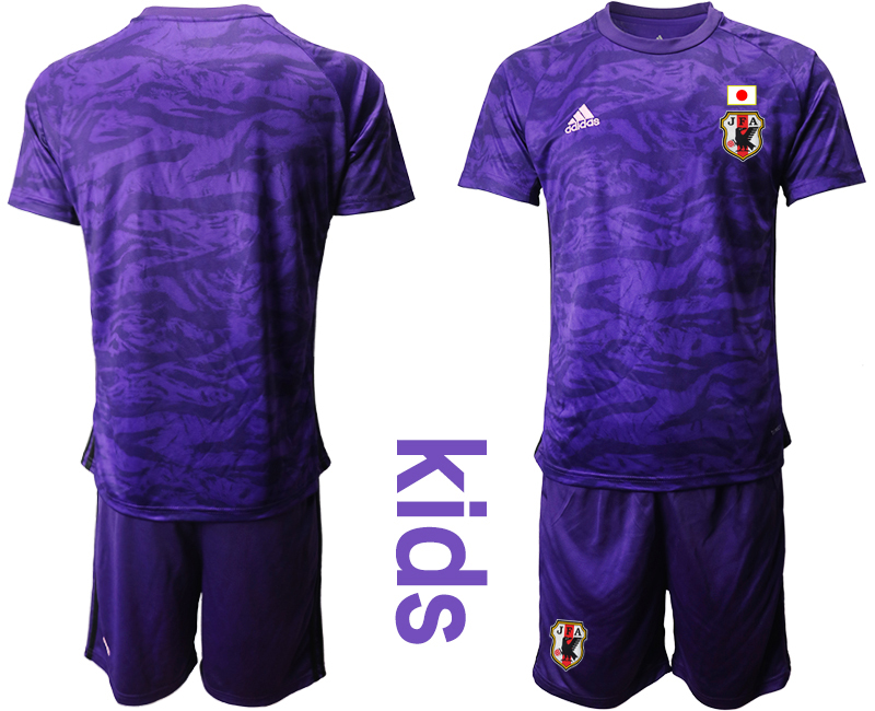 Youth 2020-2021 Season National team Japan goalkeeper purple Soccer Jersey->japan jersey->Soccer Country Jersey